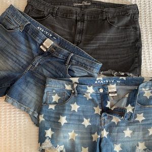 Super stretchy Denim Shorts Bundle!